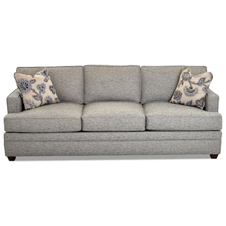 Contemporary Sofa with Track Arms